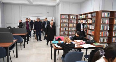 Başkan Büyükkılıç; Kütüphaneler Haftasında Gençlere bir kütüphane daha hediye etti