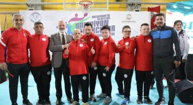 Başkan Çolakbayrakdar, dünya ikincisi olan kocasinan'ın özel sporcusunu tebrik etti