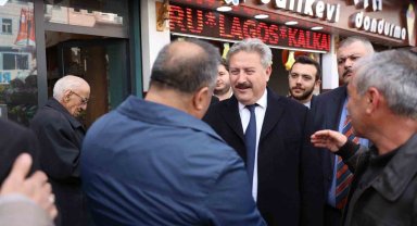 Başkan Palancıoğlu Osman Kavuncu esnafını ziyaret etti
