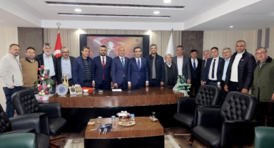 BAŞKAN SAVAŞ KALAYCI SMMMO'YU ZİYARET ETTİ