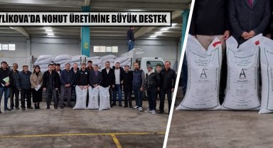 Beylikova'da nohut üretimine büyük destek