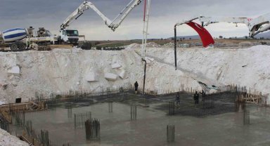 Beyşehir'de OSB'de yapılan caminin temeli dualarla atıldı