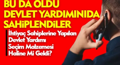 BU DA OLDU DEVLET YARDIMINIDA SAHİPLENDİLER