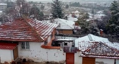 Çankırı'da kar yağışı