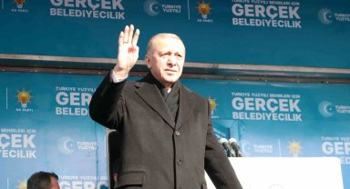 Cumhurbaşkanı Erdoğan: "Bugün 70 sente muhtaç olan değil 1 trilyon dolardan fazla milli geliri olan Türkiye'ye var"