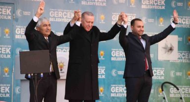 Cumhurbaşkanı Recep Tayyip Erdoğan'ın Çankırı mitingine insan seli