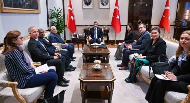 Cumhurbaşkanı Yardımcısı Yılmaz, Küba Başbakan Yardımcısı Ruis ile görüştü