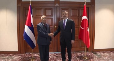 Dışişleri Bakanı Fidan, Küba Başbakan Yardımcısı Ruz'le görüştü