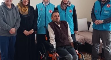 Engelli aileye Ramazan sevinci