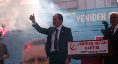 Erbakan: "Partimiz Türkiye'nin en hızlı büyüyen ve 31 Mart seçimlerinde sandıkları patlatacak siyasi partisidir"