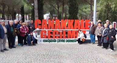 Eskişehir Çevre Koruma ve Geliştirme Derneği, Çanakkale'ye gezi düzenledi