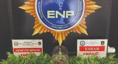 Eskişehir polisinden uyuşturucu operasyonu