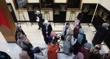 Esmaül Hüsna Sergisi'ne yoğun ilgi