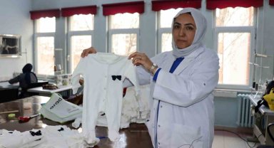 Gazzeli bebeklerin zıbınları Kayserili kadınlardan