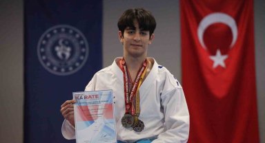 İşitme engelli 16 yaşındaki Muhammet Taha Baskın'ın hedefi olimpiyatlar