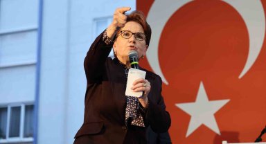 İYİ Parti Genel Başkanı Akşener Aksaray'da destek istedi