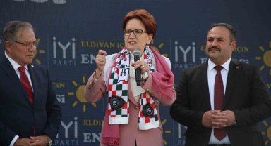 İYİ Parti Genel Başkanı Meral Akşener, Çankırı'da ziyaretlerde bulundu