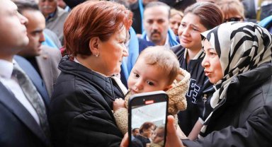İYİ Parti lideri Akşener, Keçiören esnafını ziyaret etti
