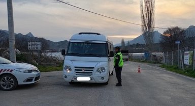Jandarma ekipleri Şubat ayında 315 okul servisini denetledi