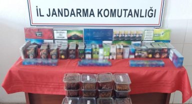 Jandarmadan kaçak tütün ve sigara operasyonu