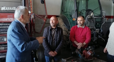 Karaman Belediye Başkanı adayı Mehmet Karakaş sanayi esnafı ziyaret etti