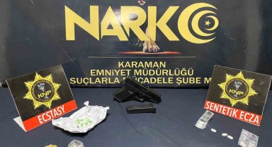 Karaman'da 2 kişi uyuşturucudan tutuklandı