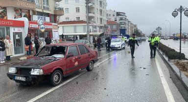 Karaman'da otomobilin çarptığı yaşlı çift yaralandı