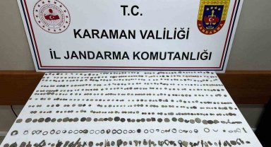 Karaman'da tarihi eser operasyonu