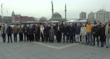 Kayseri'de 27 Mart Tiyatro Günü için tören düzenlendi