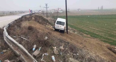 Konya'da trafik kazası: 1 yaralı