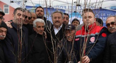 Melikgazi'de 535 bin metrekare meyve bahçesi olacak