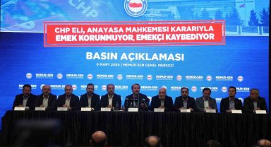 Memur-Sen Genel Başkanı Yalçın: "Sendikal örgütlenmeyi ödüllendiren düzenleme, CHP'nin başvurusu ve AYM'nin kararıyla ortadan kaldırıldı"