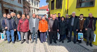 Özkan Alp gazetecilerle bir araya geldi