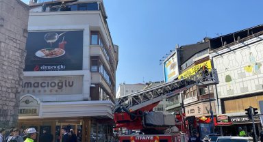 Restoranda çıkan baca yangını söndürüldü