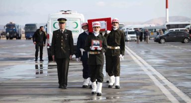 Şehit Uzman Çavuş Güven'in cenazesi memleketi Aydın'a uğurlandı