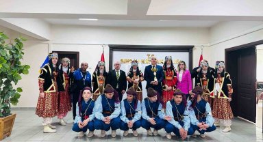 Sincan Kaymakamı Kılıç okul sporlarında birinci olan öğrencileri ağırladı