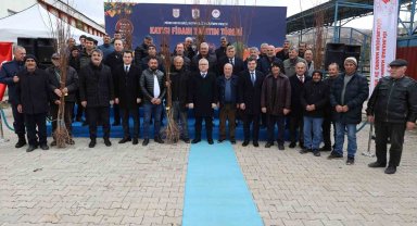Sivas'ta çiftçilere 50 bin adet kayısı fidanı dağıtıldı