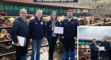 Tepebaşı'nda bir çiftlik Avrupa Birliği onaylı sertifikasını aldı