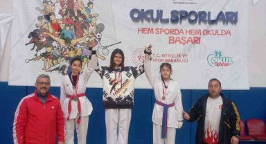 Tomarzalı gençler, Taekwondo Şampiyonası'nda dereceye girdi