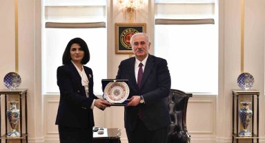 Yargıtay Başkanı Akarca, Azerbaycan Cumhuriyeti Yüksek Mahkeme üyeleri ve İstinaf Mahkemesi başkanlarından oluşan heyeti kabul etti