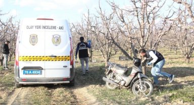 Yaşlı adam elma bahçesinde ölü bulundu