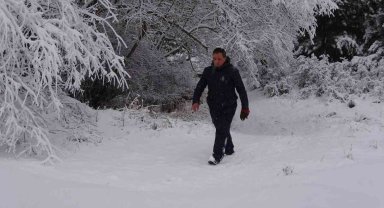 Yozgat'ta kar yağışı etkili oldu