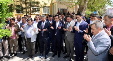 BAŞKAN KALAYCI DUALARLA GÖREVE BAŞLADI