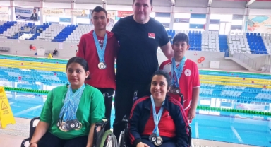 KARAMAN BEDENSEL ENGELLİLER YÜZME TAKIMI ENGEL TANIMIYOR