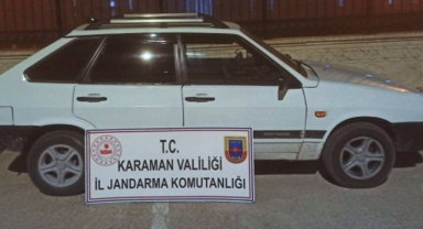 Mersin’den Çalınan Araç, Karaman’da Yakalandı
