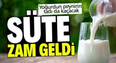 Süt fiyatları arttı! Tavsiye fiyatına yüzde 8,5 zam geldi