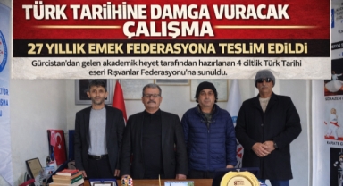 Gürcistan’dan Gelen Türk Tarihçileri Rışvanlar Federasyonu’nda Ağırlandı