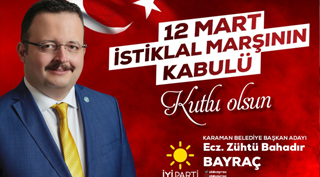 “TÜRK MİLLETİ EZELDEN BERİ HÜR YAŞAMIŞTIR, HÜR YAŞAYACAKTIR.”