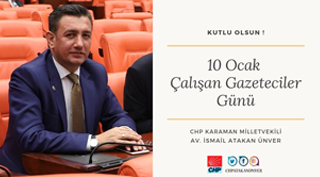 10 OCAK ÇALIŞA(MAYA)N GAZETECİLER GÜNÜ KUTLU OLSUN!