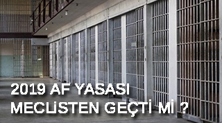 2019 AF YASASI MECLİSTEN GEÇTİ Mİ ?